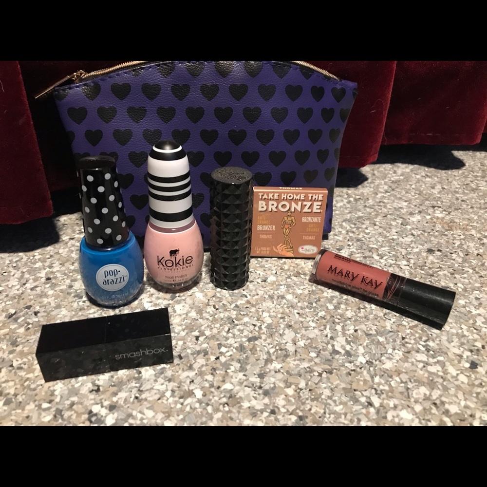 Lipstick/bronzer bundle w make up bag - Picture 8 of 8